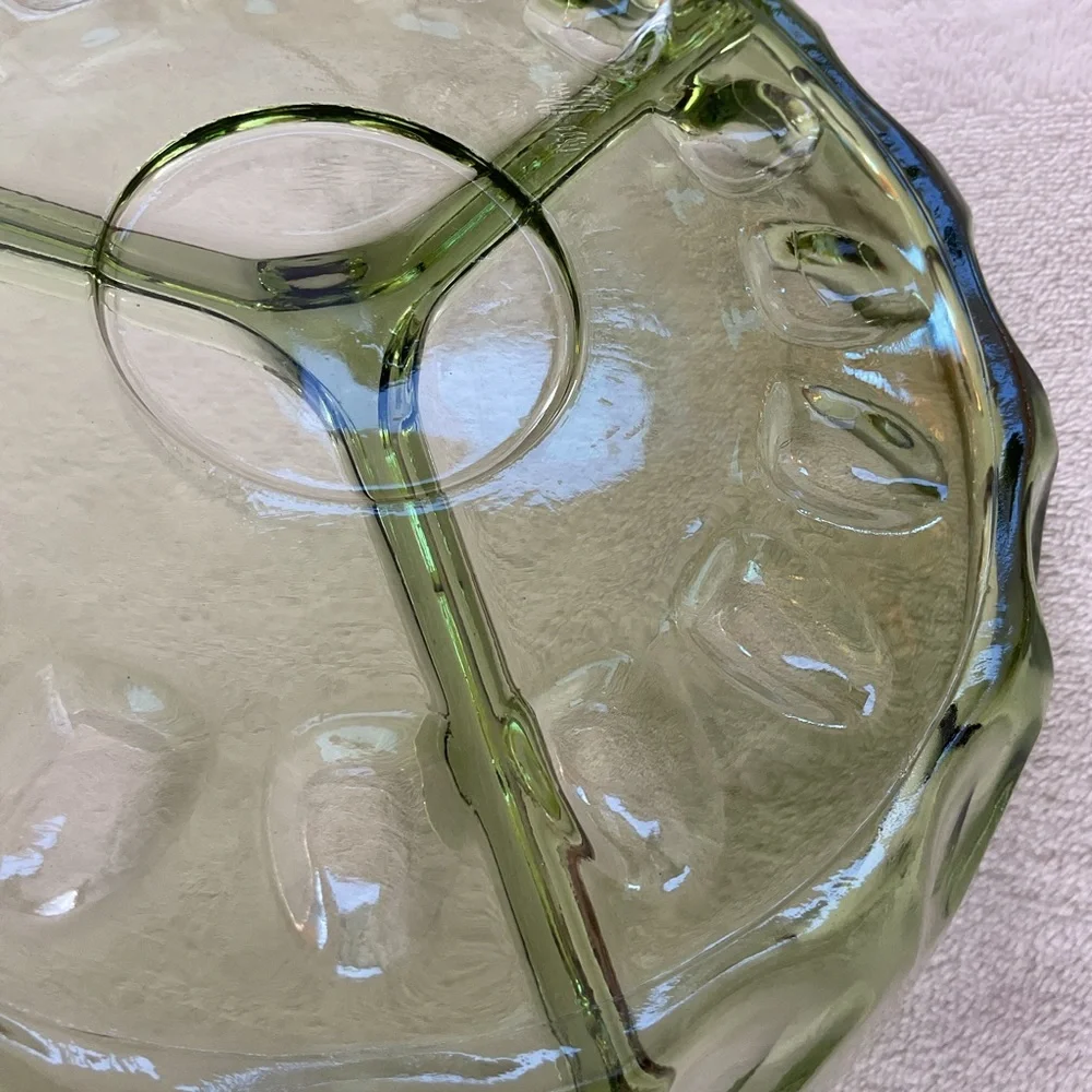 Vintage green glass